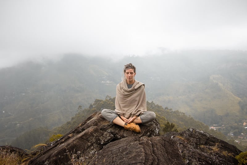 Woman Meditation Yoga Peace